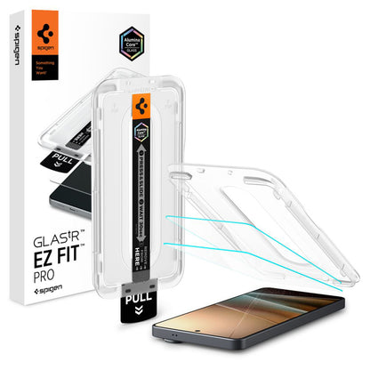 Pellicola protettiva Schermo Spigen GlastR EZ FIT Pro HD Anti-Riflesso per Samsung Galaxy S26 Ultra S948, Vetro Temperato, Full Glue, Set 2 pezzi