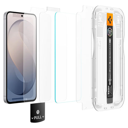 Pellicola protettiva per schermo Spigen GlastR EZ FIT Pro HD per Samsung Galaxy S26 FE S741, Vetro temperato, Full Glue AGL11996