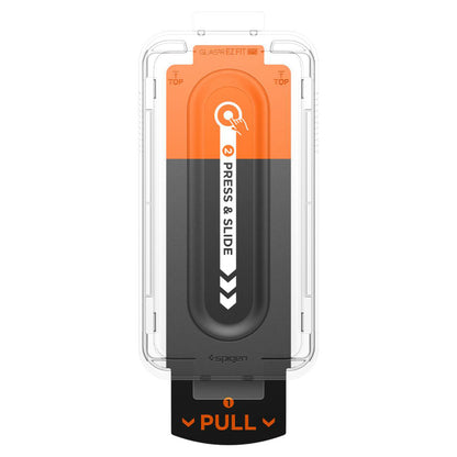 Pellicola protettiva Schermo Spigen GlastR EZ FIT Pro per Samsung Galaxy S25 Edge S937, Vetro Temperato, Full Glue