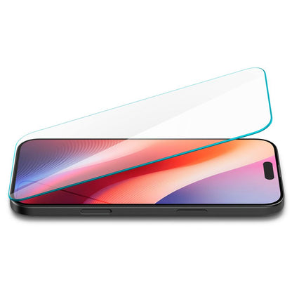 Pellicola Protettiva Schermo Spigen GlastR Slim per Apple iPhone 16 Pro Max, Vetro Temperato, Full Glue