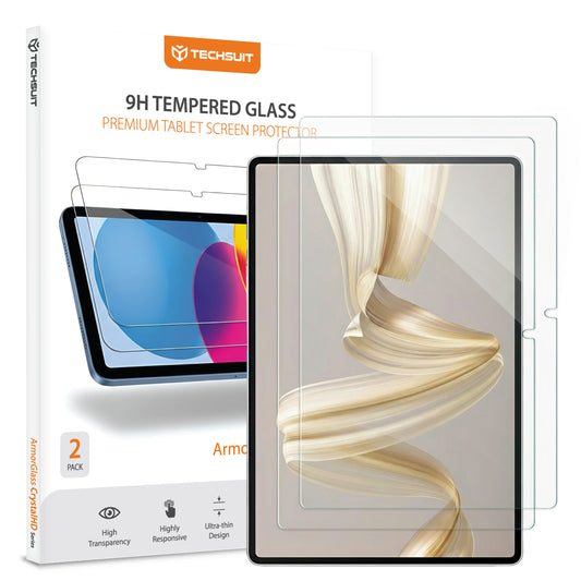 Techsuit ArmorGlass CrystalHD Screen Protector for Huawei MatePad Pro 12.2 (2025), Tempered Glass, Full Glue, Set of 2 Pieces