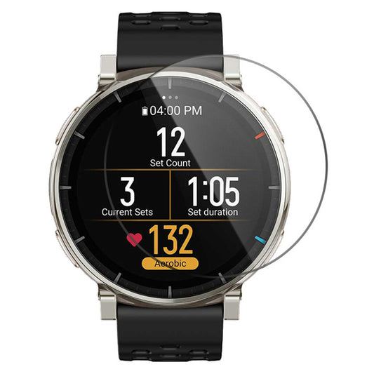 Pellicola protettiva Schermo Techsuit Nano Flex per Amazfit Active 3 Premium, Plastica, Set 2 pezzi, Nera