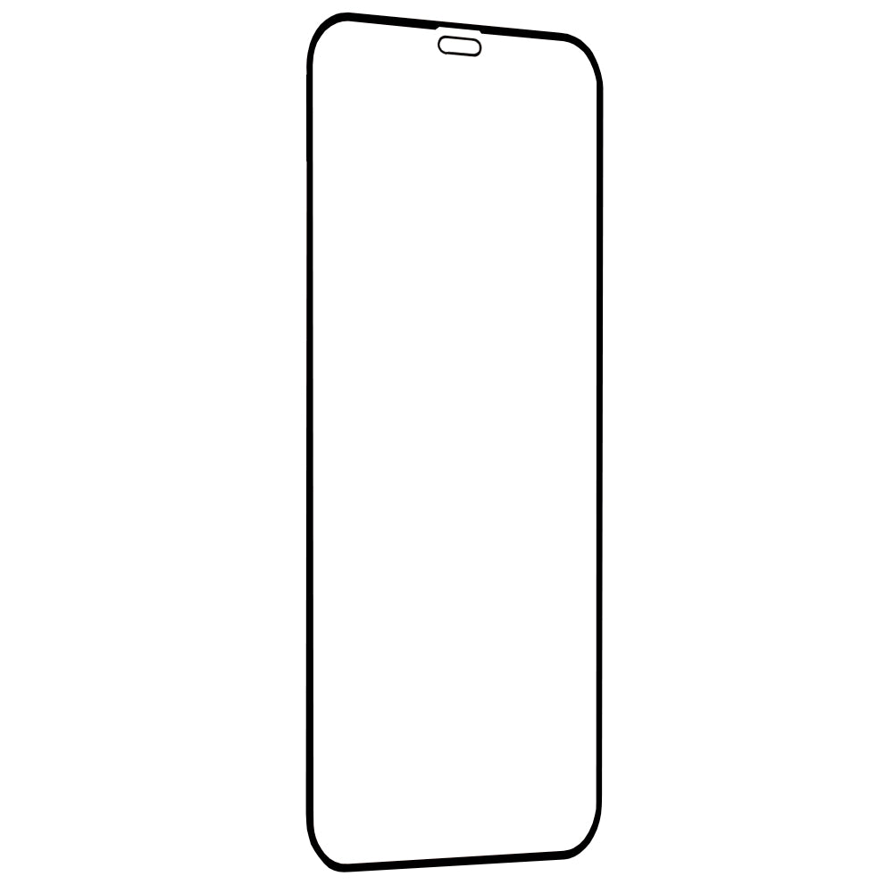 Pellicola protettiva per schermo Techsuit per Apple iPhone 12 / 12 Pro, Vetro temperato, Full Glue, 111D, Nero