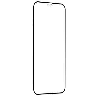 Pellicola protettiva per schermo Techsuit per Apple iPhone 12 / 12 Pro, Vetro temperato, Full Glue, 111D, Nero