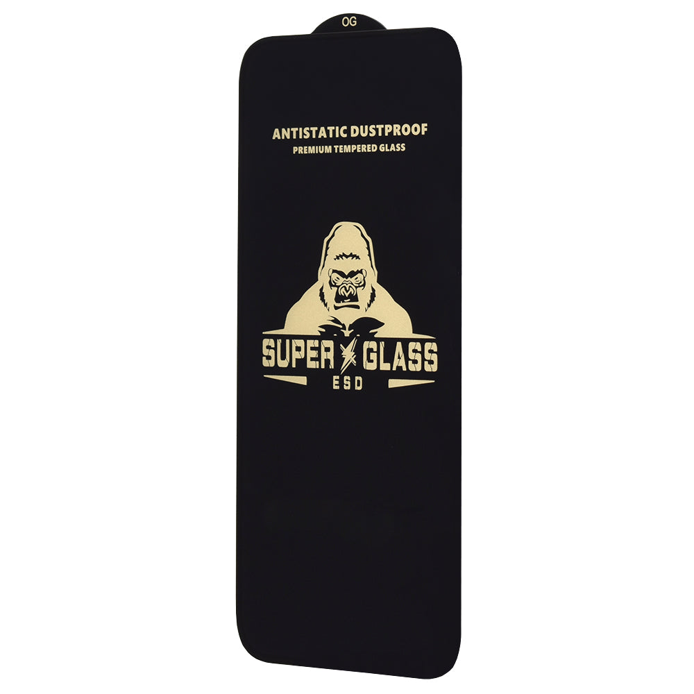 Pellicola protettiva Techsuit per Apple iPhone 17 Pro Max, Vetro Temperato, Full Glue, Nera