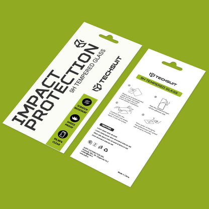 Pellicola protettiva per schermo Techsuit per Huawei Mate 30 Lite / nova 5T / Honor 20 / 20 Pro, Vetro Temperato, Full Glue, 111D, Nero