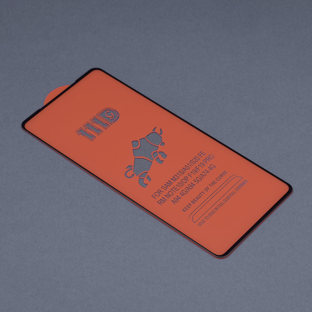 Pellicola protettiva per schermo Techsuit per Motorola Moto G52 / G82, Vetro temperato, Full Glue, 111D, Nero