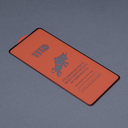 Pellicola protettiva per schermo Techsuit per Motorola Moto G52 / G82, Vetro temperato, Full Glue, 111D, Nero