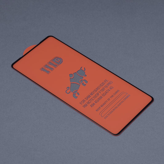 Pellicola protettiva per schermo Techsuit per Motorola Moto G52 / G82, Vetro temperato, Full Glue, 111D, Nero