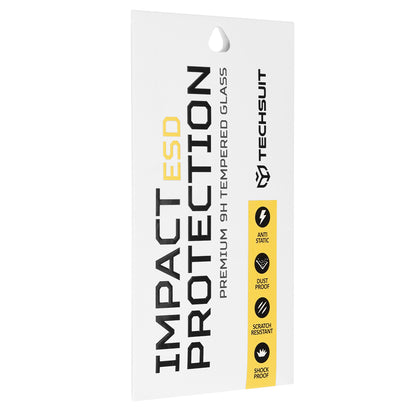 Pellicola protettiva per schermo Techsuit per Motorola Moto G86 Power / G86, Vetro temperato, Full Glue, Nero
