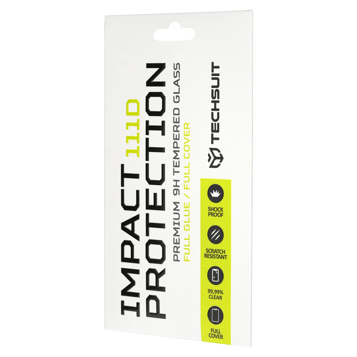 Pellicola protettiva per schermo Techsuit per Nothing Phone (4b), Vetro temperato, Full Glue, 111D, Nero