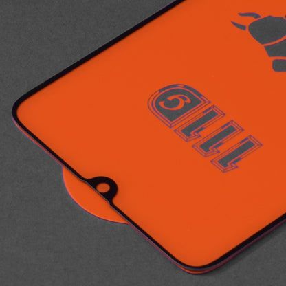 Pellicola protettiva per schermo Techsuit per Samsung Galaxy A70s A707 / A90 5G A908 / A70 A705, Vetro temperato, Full Glue, 111D, Nero