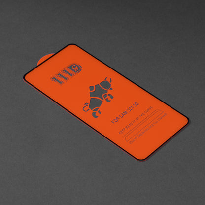 Pellicola protettiva per schermo Techsuit per Samsung Galaxy S21 5G G991, Vetro temperato, Full Glue, 111D, Nero