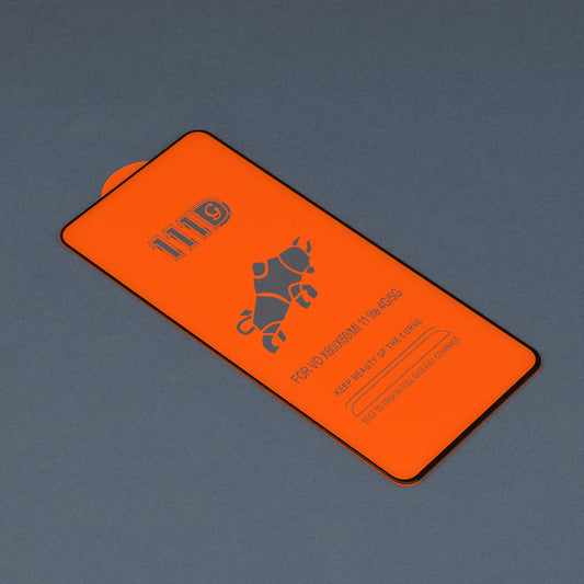 Pellicola protettiva per schermo Techsuit per Xiaomi 11 Lite 5G NE / Mi 11 Lite 5G / 11 Lite, Vetro Temperato, Full Glue, 111D, Nera