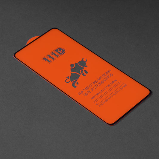 Pellicola protettiva per schermo Techsuit per Xiaomi Redmi Note 9S / Note 9 Pro / Note 9 Pro Max, Vetro temperato, Full Glue, 111D, Nero
