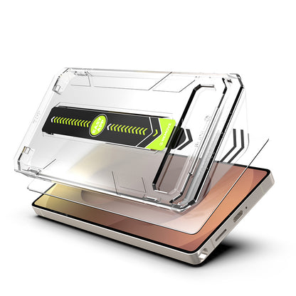 Pellicola protettiva per schermo Techsuit TitanGlass CrystalHD per Samsung Galaxy A56 A566 / S24 FE S721, Vetro temperato, Full Glue