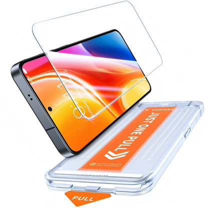 Pellicola Protettiva Schermo Torras GlassGo Install Master per Samsung Galaxy S26 Plus S947, Vetro Temperato, Full Glue, Trasparente