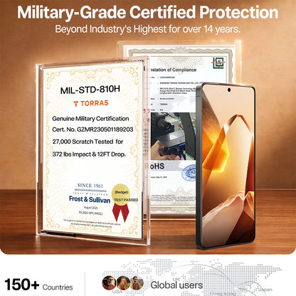 Pellicola Protettiva Schermo Torras GlassGo Install Master per Samsung Galaxy S26, Vetro Temperato, Full Glue, Trasparente