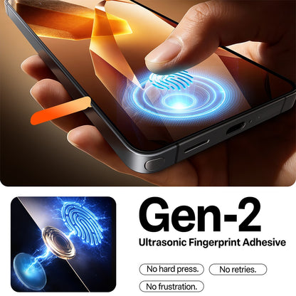 Pellicola Protettiva Schermo Torras GlassGo Install Master per Samsung Galaxy S26, Vetro Temperato, Full Glue, Trasparente