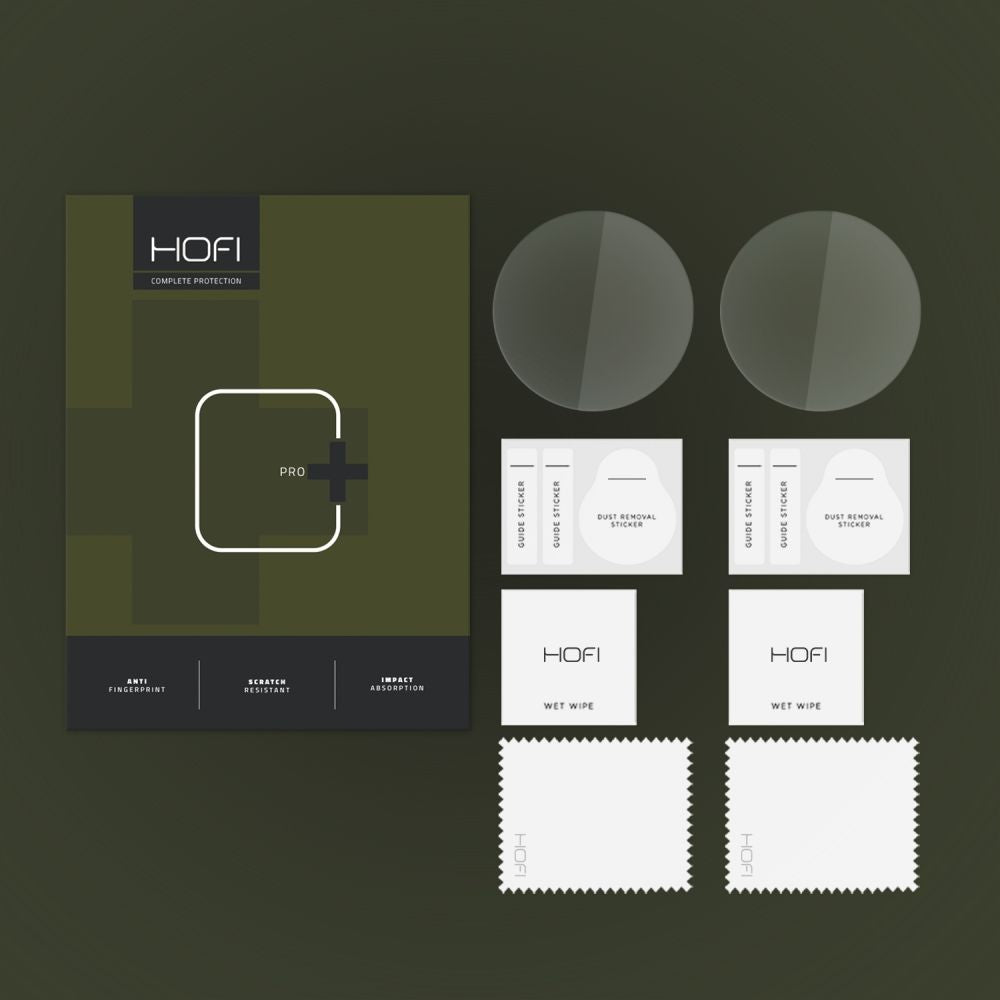 Pellicola Protettiva HOFI PRO+ per Huawei Watch GT 4 46mm, Set 2 pezzi, Vetro Temperato