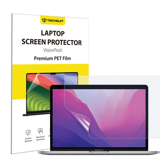 Pellicola Protettiva Schermo Opaca Anti Luce Blu Techsuit VisionProX per Apple MacBook Pro 13 pollici (2022) / (2020) / (2019) / (2018) / (2016), Plastica