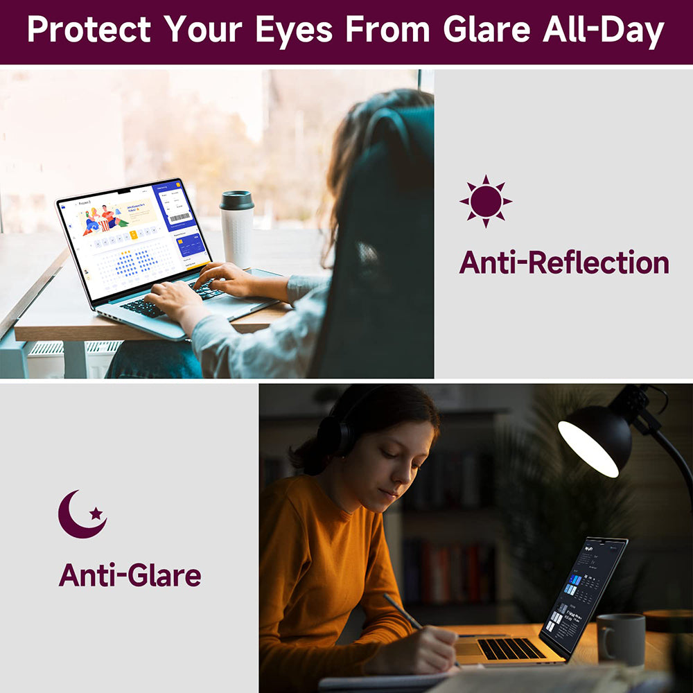 Pellicola Protettiva Schermo Opaca Anti Luce Blu Techsuit VisionProX per Apple MacBook Pro 16 pollici (2024), Plastica