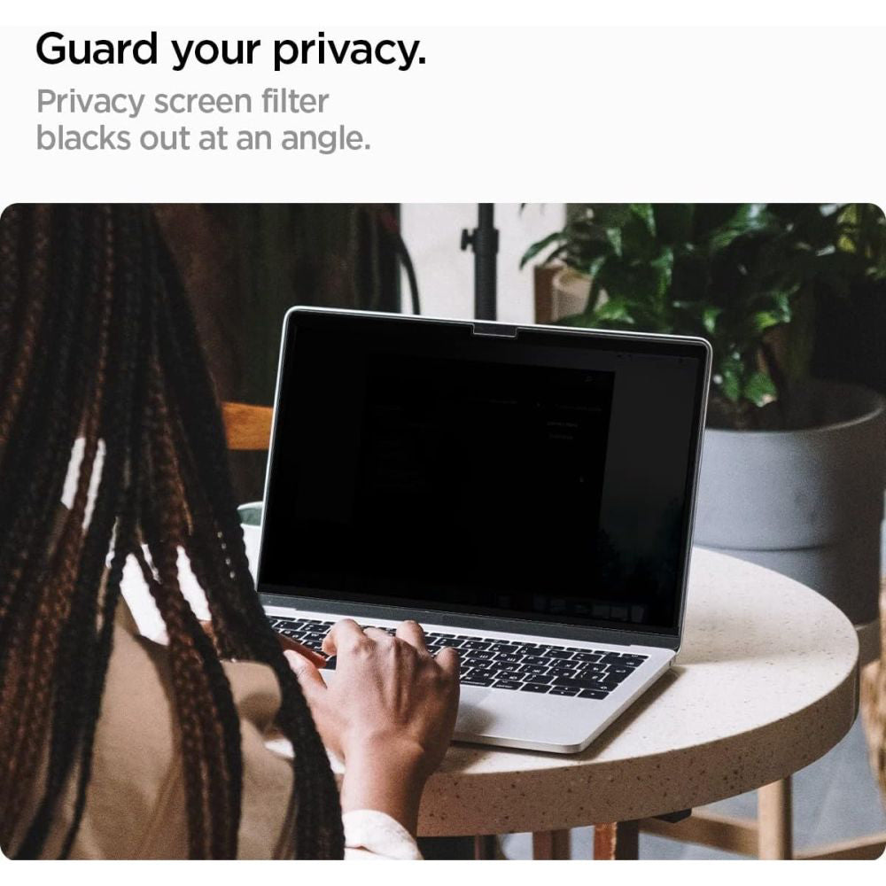 Pellicola Protettiva Privacy Schermo Spigen Safe View Magnetic per Apple MacBook Pro 14inch (2022) / (2024) / (2023) / (2021), Plastica AFL06158