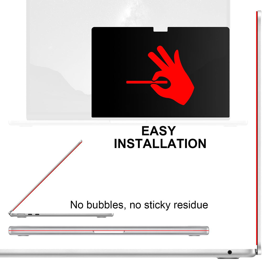 Pellicola Protettiva Schermo Privacy Techsuit VisionProX Magnetica per Apple MacBook Pro 16 pollici (2024), Plastica