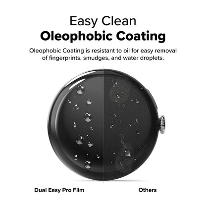Pellicola Protettiva Ringke Dual Easy Pro per Google Pixel Watch 4 41mm, Set 2 pezzi, Plastica