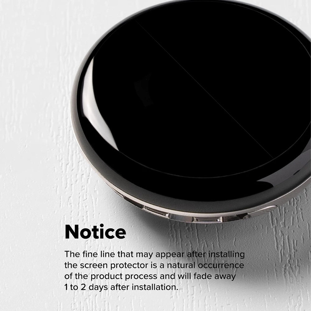 Pellicola Protettiva Ringke Dual Easy Pro per Google Pixel Watch 4 45mm, Set 2 pezzi, Plastica