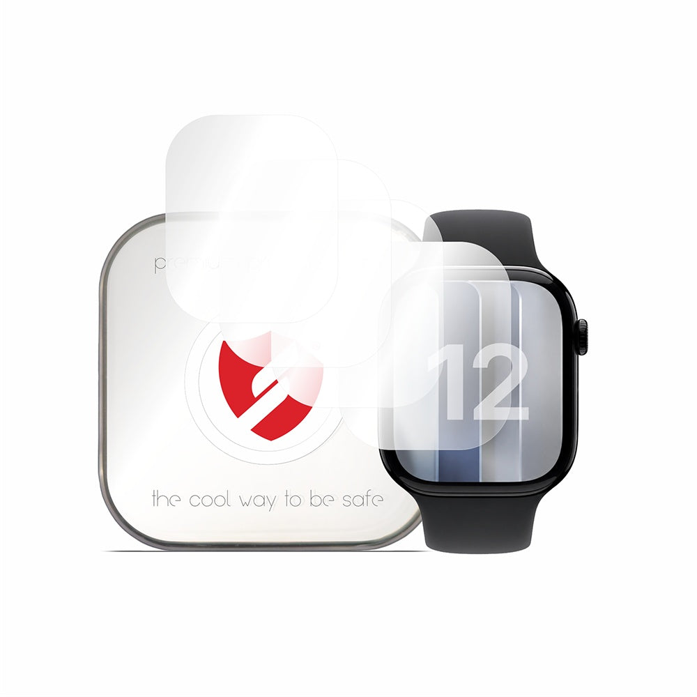 Pellicola Protettiva Smart Protection Premium Classic per Apple Watch Series 12 42mm, Set 4 pezzi, Plastica