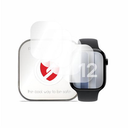 Pellicola Protettiva Smart Protection Premium Classic per Apple Watch Series 12 42mm, Set 4 pezzi, Plastica