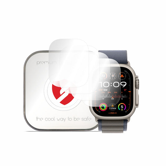 Pellicola Protettiva Smart Protection Premium Classic per Apple Watch Ultra Series, Set 4 pezzi, Plastica