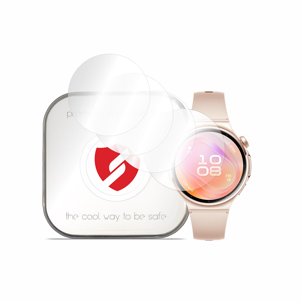 Pellicola protettiva Smart Protection Premium Classic per Huawei Watch 6 42 mm, plastica, set da 4 pezzi