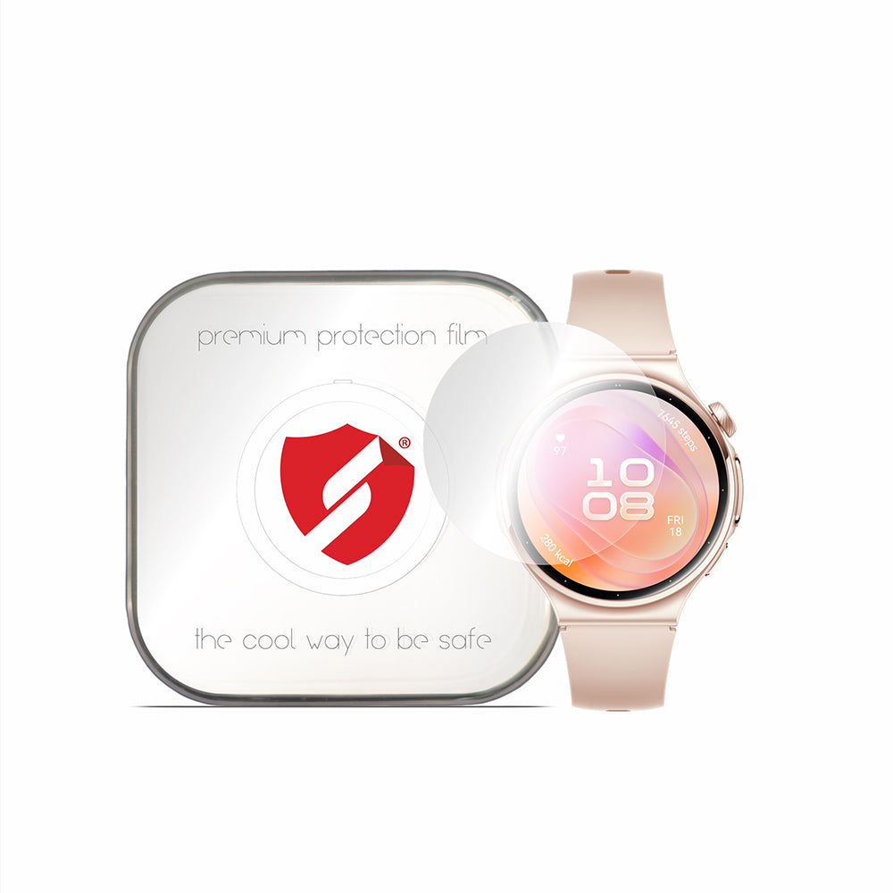 Pellicola protettiva Smart Protection Premium Classic per Huawei Watch 6 42 mm, plastica, set da 4 pezzi