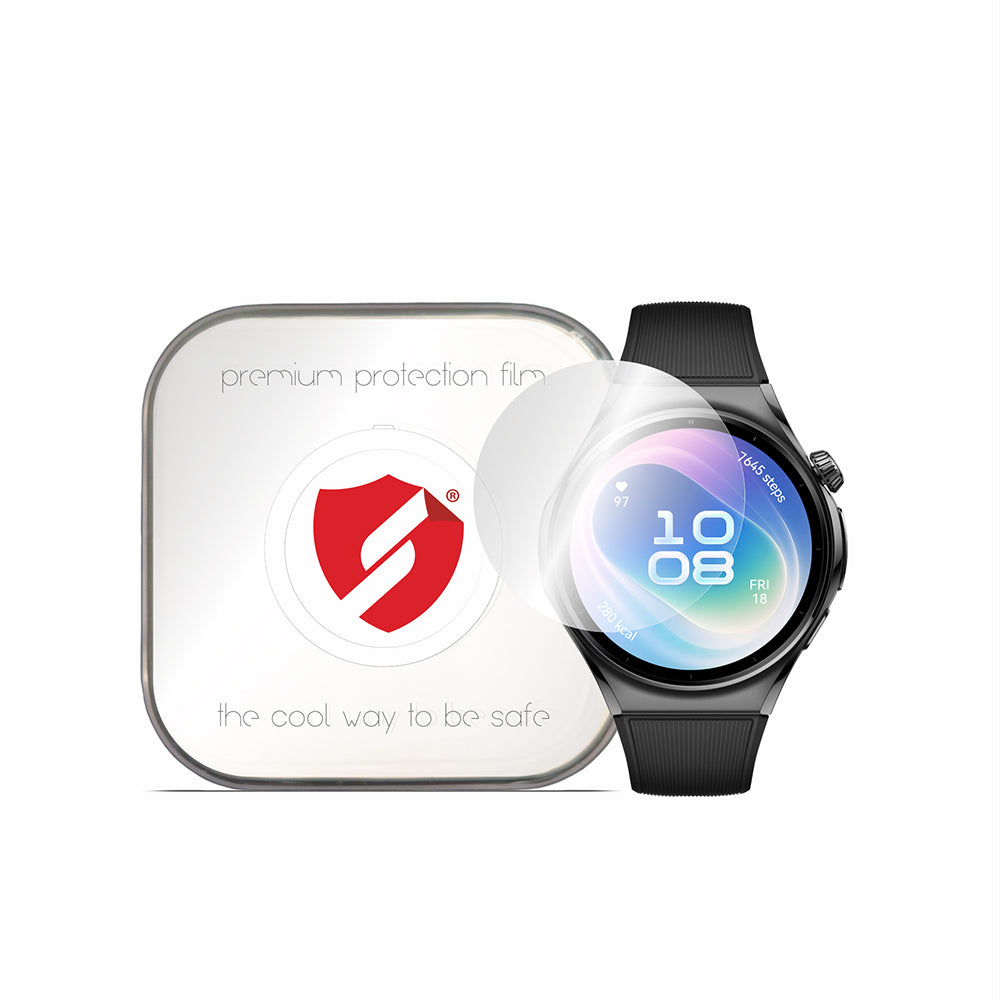 Pellicola protettiva Smart Protection Premium Classic per Huawei Watch 6 46 mm, plastica, set da 4 pezzi