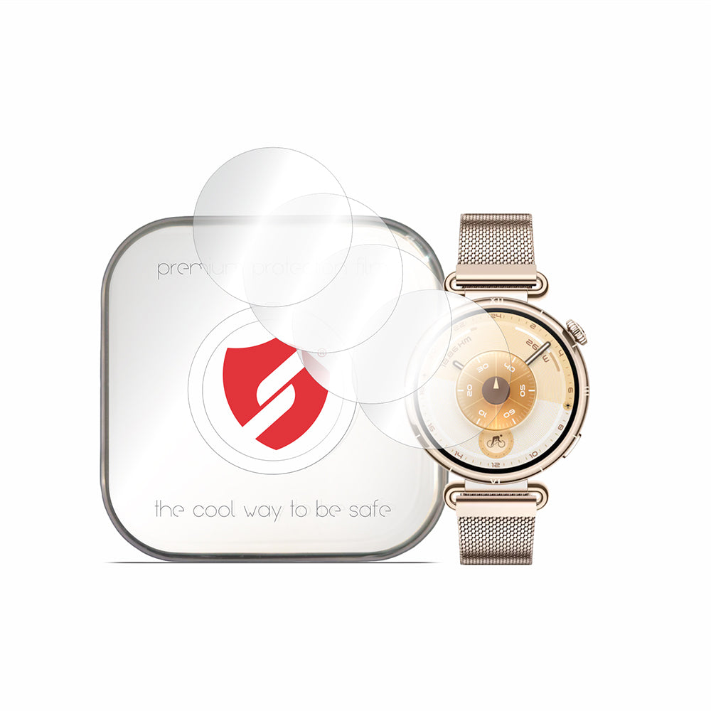 Pellicola Protettiva Smart Protection Premium Classic per Huawei Watch GT 6 41mm, Set da 4 pezzi, Plastica