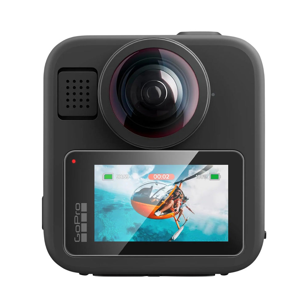 Pellicola Protettiva Schermo Spigen GlastR Slim per GoPro Max 2, Set 2 pezzi, Vetro Temperato AGL11230