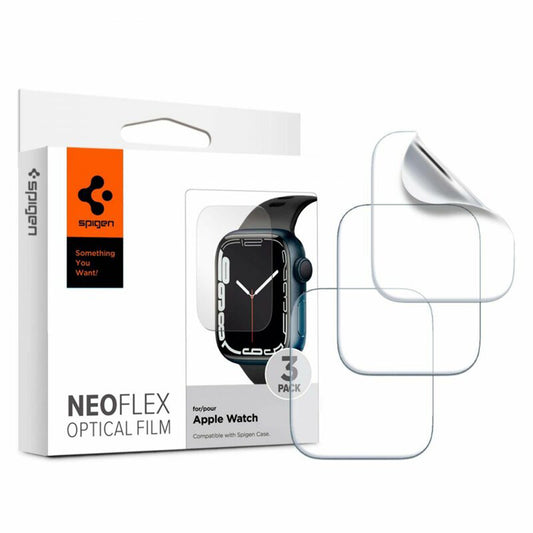 Pellicola Protettiva Spigen Neo Flex per Apple Watch 41mm / 40mm Series, Set 3 pezzi, Plastica