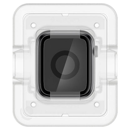 Pellicola Protettiva Spigen ProFlex EZ FIT per Apple Watch 44mm Series, Set 2 pezzi, Vetro Flessibile, Nero