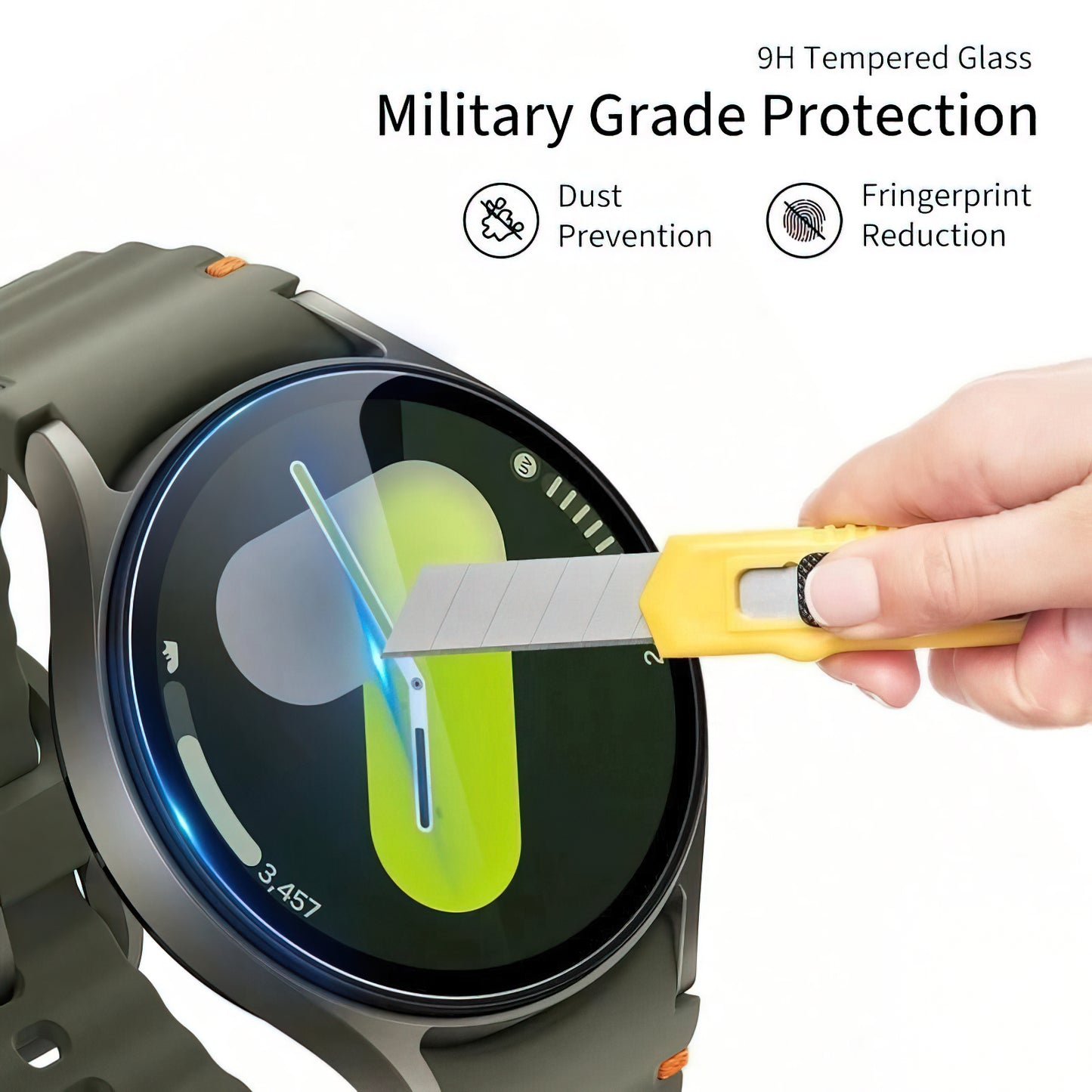Pellicola Protettiva Tech-Protect Fit+ per Huawei Watch GT 6 41mm, Set 2 pezzi, Vetro Temperato