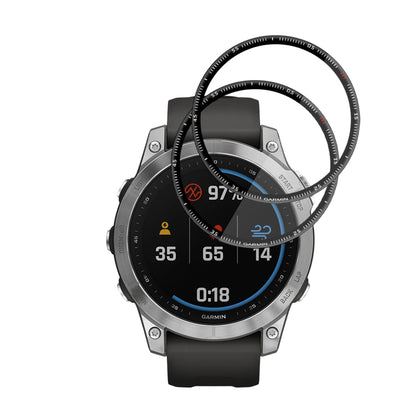 Pellicola Protettiva Techsuit Nano Flex per Garmin Fenix 7, Set 2 pezzi, Plastica, Nera