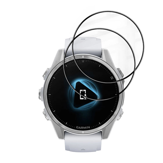Pellicola Protettiva Techsuit Nano Flex per Garmin Fenix 8 43mm, Set 2 pezzi, Plastica, Nera