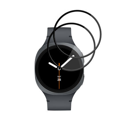 Pellicola Protettiva Techsuit Nano Flex per Samsung Galaxy Watch8 40mm, Set 2 pezzi, Plastica, Nera