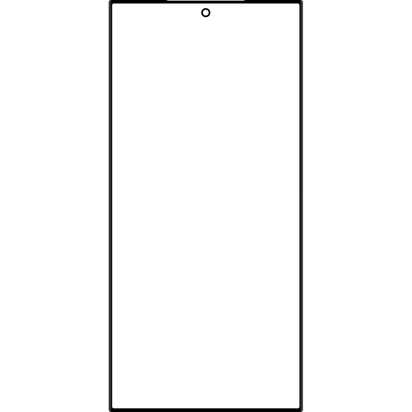 Vetro Schermo + OCA Forward Shield per Samsung Galaxy S24 Ultra S928, Nero