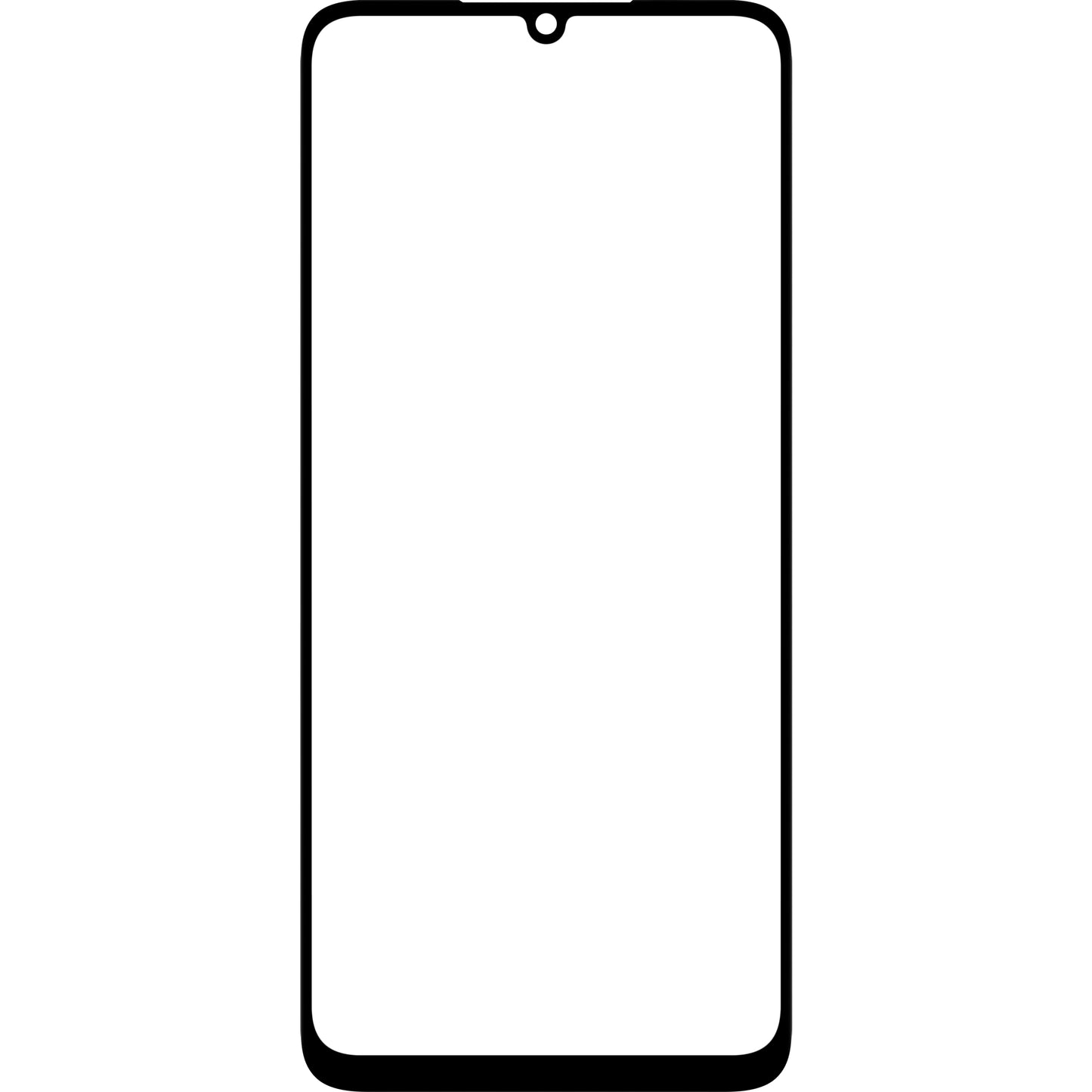 Vetro Schermo + OCA Forward Shield per Samsung Galaxy A05 A055, Nero