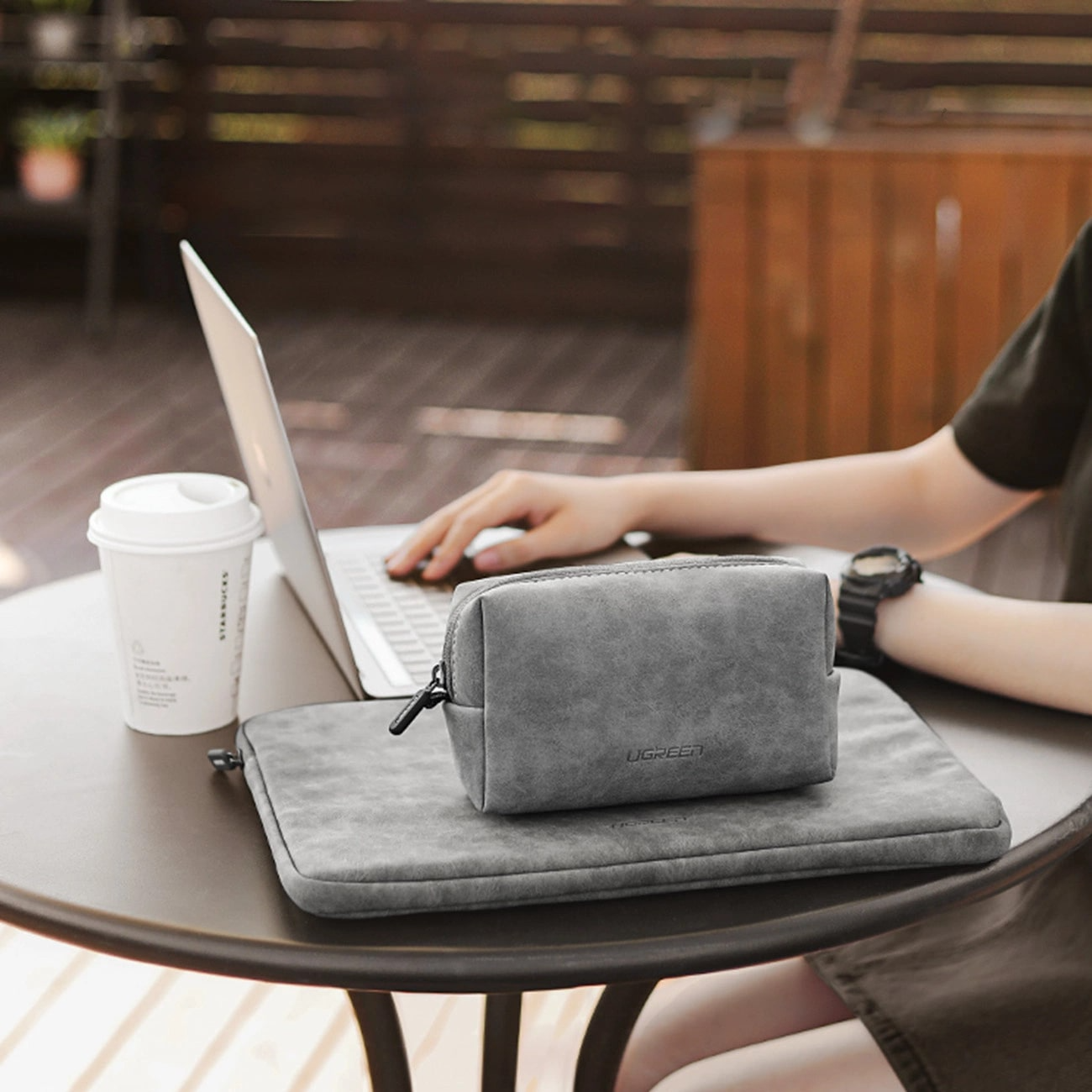 Borsa Accessori UGREEN LP285, Universale, Grigia