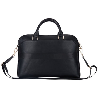 Borsa Guess Grained Triangle Logo per Laptop 15 pollici, Nera