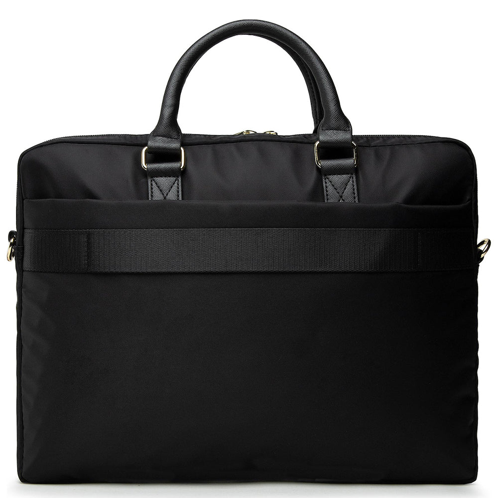 Borsa Guess Triangle Logo per Laptop 16 pollici, Nera