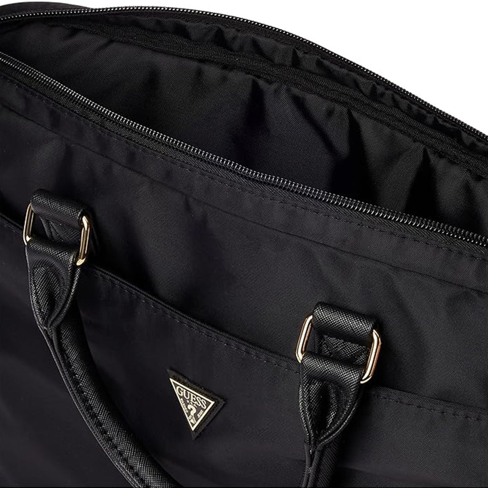 Borsa Guess Triangle Logo per Laptop 16 pollici, Nera